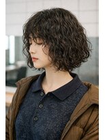 ラレイ ハラジュク(Lalei harajuku)&nbsp;原宿ボブパーマスパイラルパーマ20代女性30代女性40代女性パーマ