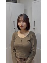 ザシェノンウメダ(THA CHAINON UMEDA)&nbsp;心斎橋/着物ヘア/大人ガーリー/ダークアッシュ/似合わせカット