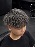 【人気◎】【指名無し限定】ホワイトメッシュ+パーマ+カット