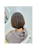 白髪ぼかしハイライト