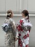 【安藤 岡田限定】☆浴衣の着付け+ヘアセット¥7700