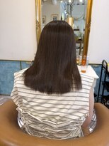 ロンドアベニール 北千住(Lond avenir)&nbsp;ダークパープル/髪質改善/縮毛矯正/オリーブベージュ/北千住