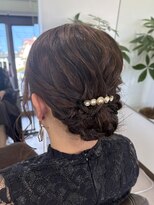 ジェイズグレイス(J's Grace)&nbsp;シニヨンスタイル｜ヘアセット｜紫原美容室