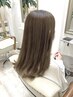 ☆しっとりまとまる髪へ☆カット+透明感カラー+プレミアム髪質改善TR