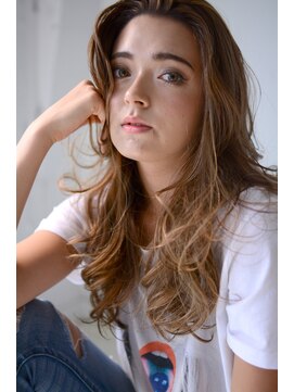 ミラバイグリーン(Mira by green) nudie beige highlight -long-#11