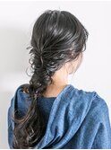【SUN】二次会＆結婚式&ブライダル◎ツヤルーズヘアアレンジ