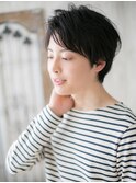 黒髪で好感度◎サイドパートショートC