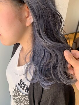 ジーナ 池袋(Zina) 【Zina　池袋】イメチェン毛先パーマ耳かけ×フォギーベージュ