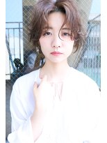 ダブル(DouBLe)&nbsp;センターパート×ハンサムショート