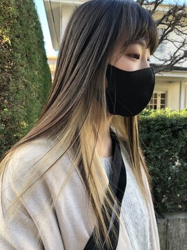 ヘアアンドスペース ベロン(hair&space velon) インナーベージュ