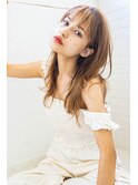 モテ髪カタログ/透明感ベージュ/ハイライト/髪質改善/前髪カット