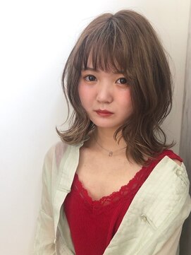 ピカ イチ 八代本店(pikA icHi) *pikAicHi*ミディアムボブ×肌映えカラー