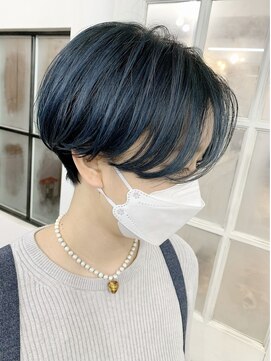 アリュウル 表参道 青山(Allure) 【ショートボブ】ブルーブラック　ブラック　韓国風　韓国系
