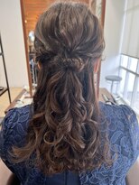 ラブリッシュ(LOVERICHE)&nbsp;ラメアレンジハーフアップスタイル♪【延山styling】