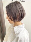 《knit銀座》大人可愛い20代30代40代ショートボブ丸み前下がり