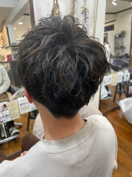 美容室 メザミー MESAMIES 20代30代40代ナチュラル束感ショート爽やかツーブロックマッシュ