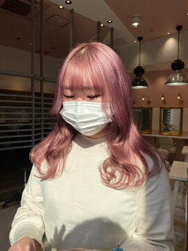 リー 梅田(Lee) Lee梅田茶屋町　ピンクアッシュ