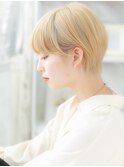 外国人風ハイトーンカラーショートマッシュTb5上尾10代20代30代