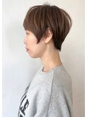 ボーイッシュショート×ブラウン