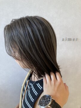 エメ バイ ヘアーポケット(aimer by hair pocket) アンブレラカラーグレージュ