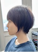 丸みが可愛いショートBob