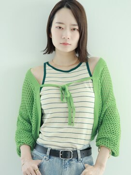 テトテ 門戸厄神店(tetote) 【tetote門戸厄神】　ぱつっとボブ/  ニュアンスカラー