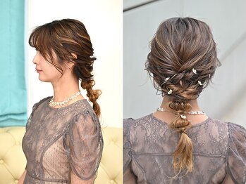 マイクローゼット(my closet)の写真/【ドレスとセットでヘアセット¥2,700】イベントで注目を集める華やかさ！特別な日のヘアセットはお任せ☆