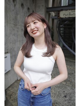 カシュカシュ(cache cache) 髪質改善 ミルクティーベージュ 二子玉川 用賀