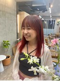 チェリーレッド/ブリーチあり/恵比寿/代官山
