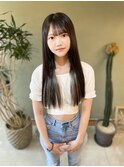 インナーカラー&ロングヘア【シールエクステ】