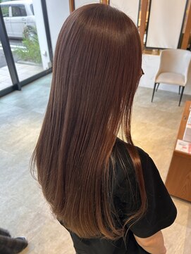 サラビューティーサイト 志免店(SARA Beauty Sight) 【志免】ブリーチ無しのピンクベージュ☆山之内