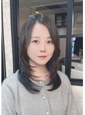 ミディアムレイヤーナチュラルワンカール