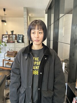 カフネ(cafune) ネイビーボブ