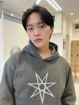 ハニー 町田(HONEY) 韓国マッシュブルーブラックスペインカールスパイキーショート2