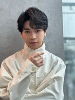 ロンドアンメゾン 原宿(Lond un Maison.)&nbsp;韓国マッシュスペインカールスパイキーショートブルーブラック