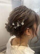 ヘアーリゾートガーデンヴェール(Hair Resort Garden VERT)&nbsp;結婚式に☆編み込みルーズアレンジ