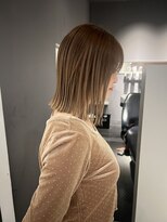 ヘアーエスクールシーユー 枚方T-SITE店(hair S.COEUR×Cu) 丸くならないボブ/切りっぱなしボブ/大阪枚方美容室