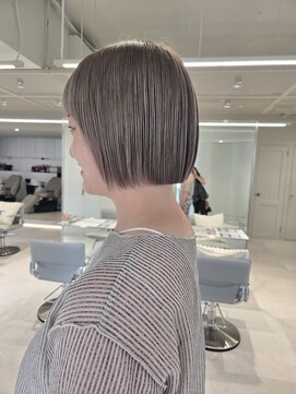 キーン 立川店(keen) 【keen×miho 】ミニボブ まろやかグレージュ