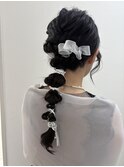 【北見】#ヘアアレンジ#編みおろし#ヘアセット