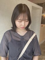 ユニカ 宇都宮(yunica)&nbsp;まろグレージュ/ダブルケアカラー/くびれボブ