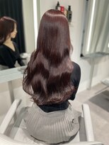 ユニック ウメダ(unique UMEDA)&nbsp;ピンクラベンダー/韓国風レイヤーカット/10代20代トレンド