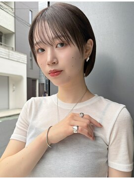 トルネード(TORNADO) 透明感耳掛け丸みボブ切りっぱなし似合わせ小顔t926