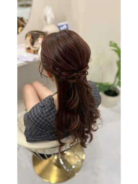 ミリー(Milly) ハーフアップ