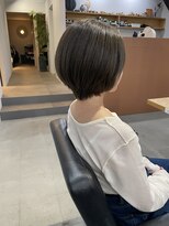 リブ(LIV)&nbsp;アッシュベージュ/ショートボブ/ダークトーンカラー