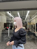 リングバイモアムー(Ring by Moremuu) 【青木 淳】ホワイトカラー/ブリーチ/ハイトーン