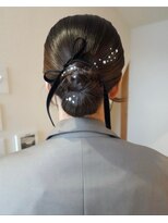 メゾンシアー(Maison Sheer) 変形シニヨン/パールヘア