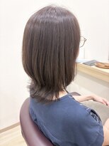 リトルストーン(little stone)&nbsp;グレージュ/ベージュ/マロンベージュ/外ハネ/白髪ぼかし