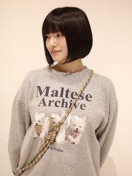 ウィム(wim) 『パツっとボブ』切りっぱなしボブ/顎ラインボブ