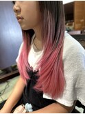 ピンクグラデーション