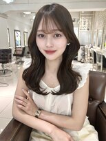 フォルテ 表参道店(FORTE) ダークパープル/くびれミディ/顔周りカット/前髪/韓国/表参道